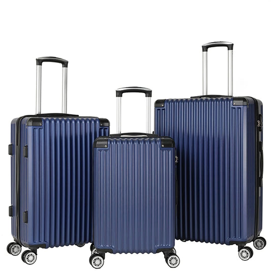 Striped Luggage 3-piece Set