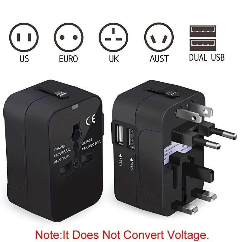 Universal Travel Adapter - All-in-One Quick-Charge