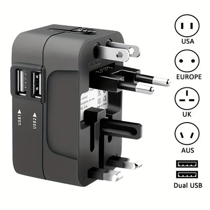 Universal Travel Adapter - All-in-One Quick-Charge