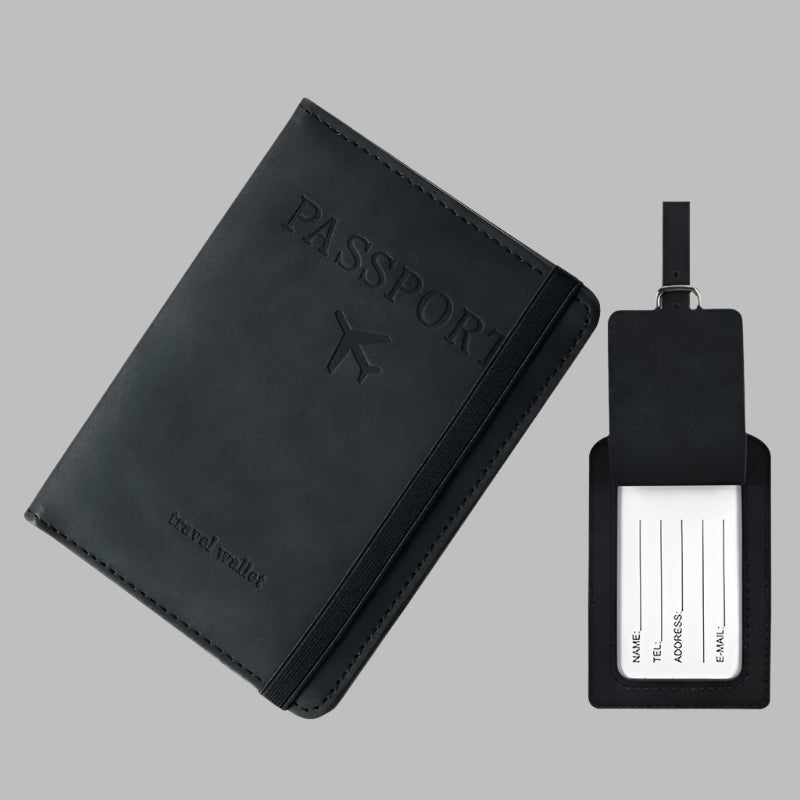 Passport Cover with RFID Blocking security